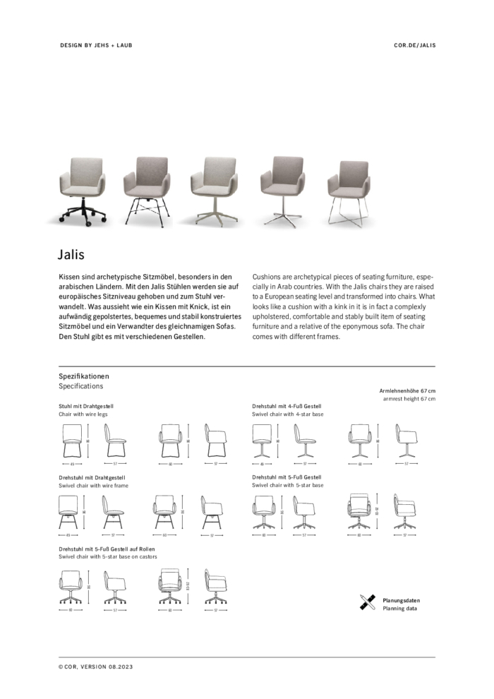 COR_Jalis chairs_specifications