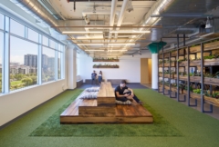 Fake Grass in Lyft Headquarters - San Francisco