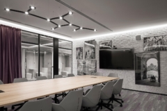 Glass Walls on Meeting Room in Media Business Solutions (MBS) Offices - Moscow