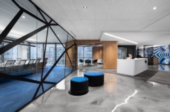 Glass Walls on Meeting Room in Ordre des Ingénieurs du Québec (OIQ) Offices - Montreal