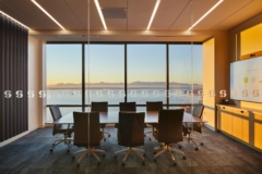 Glass Walls on Meeting Room in Seyfarth Shaw LLP Offices - Seattle