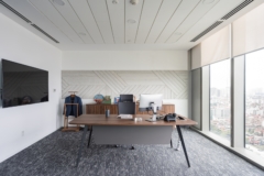 Acoustic Wall Panel in Saint-Gobain Offices - Hanoi