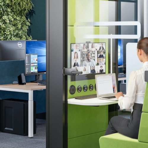 Hushoffice HushHybrid acoustic workpod | Office Snapshots