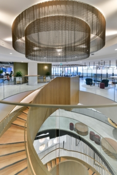 Spiral Stairs in Metricon Homes Offices - Robina