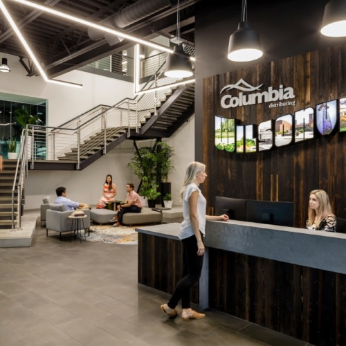 recent Columbia Distributing Offices – Wilsonville office design projects