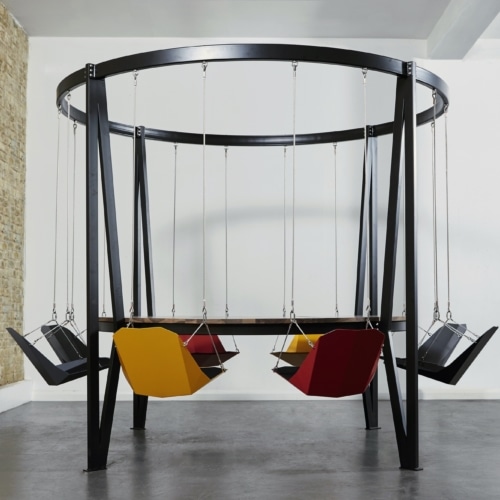 King Arthur Round Swing Table by Duffy London