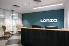 Bare Bulb in Lonza Offices - Manchester