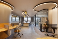 Acoustic Ceiling Baffle in Perdigital.com Offices - Istanbul