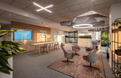 Work Lounge in Beiersdorf Offices - Stamford