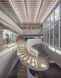 Stair and Handrail in Buhler Innovation Campus CUBIC - Uzwil