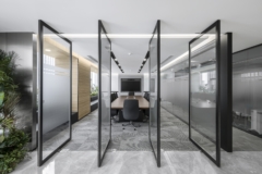 Recessed Cylinder / Round in Confidential Client Offices - Shanghai