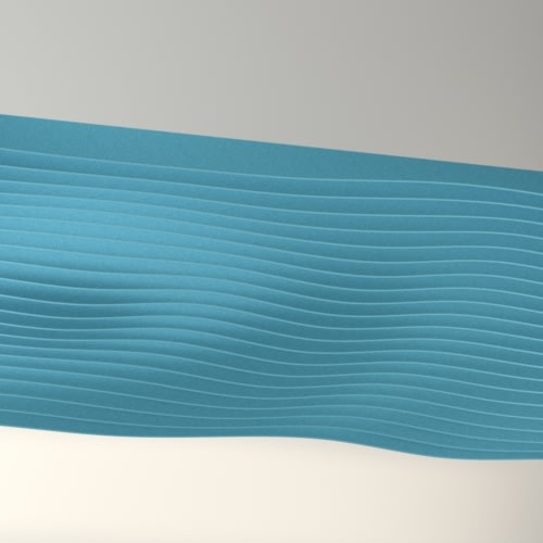 Ceiling Baffle WAVE BESPOKE - 0