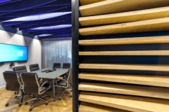 Acoustic Ceiling Baffle in Energean Offices - Tel Aviv