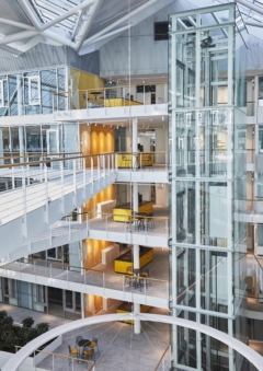 Atrium in New Work SE Offices - Hamburg