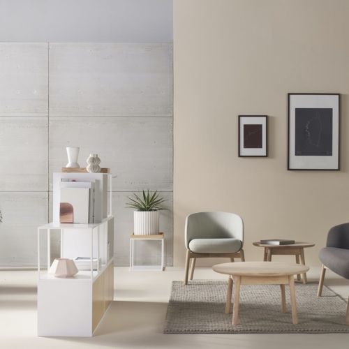 Nest Low Wood Sofa - 0