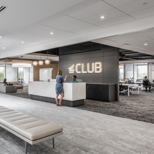 recent The Club Coworking Offices at Crosspoint – Fishers office design projects