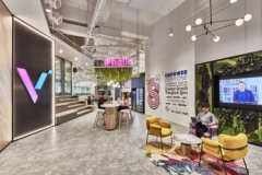 Suspended Cylinder / Round in 8VI Holdings Offices - Singapore