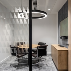 Suspended Cylinder / Round in Armstrong Teasdale Offices - London