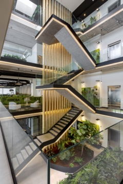 Stair and Handrail in Mycsa & Mulder Co. Offices - Madrid