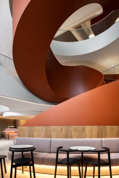 Spiral Stairs in Norton Rose Fulbright Offices - Sydney