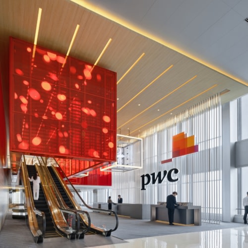 recent PwC Offices – Shanghai office design projects