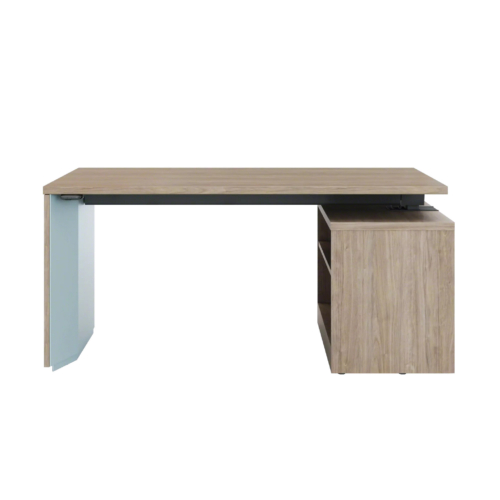 Slim Leg Height-Adjustable Desk by Steelcase