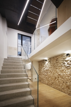 Stair and Handrail in Haussmannian Building Spec Suites - Paris