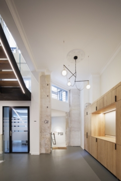 Stair and Handrail in Haussmannian Building Spec Suites - Paris