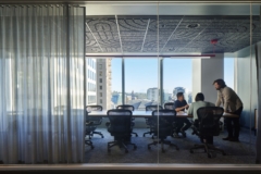 Glass Walls on Meeting Room in Hines Offices - Seattle