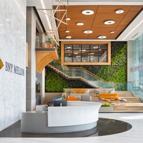recent Bank of New York Mellon Offices – Chennai office design projects