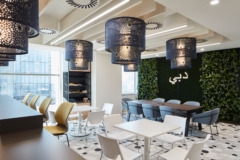 Acoustic Ceiling Baffle in LinkedIn Offices - Dubai