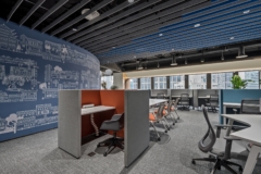 Acoustic Ceiling Baffle in Lumenis Offices - Shanghai