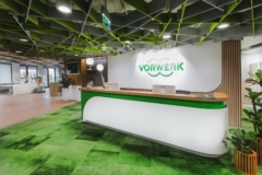 Acoustic Ceiling Baffle in Vorwerk Offices - Wroclaw