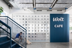 Acoustic Ceiling Panel in Wolt Offices - Tel Aviv