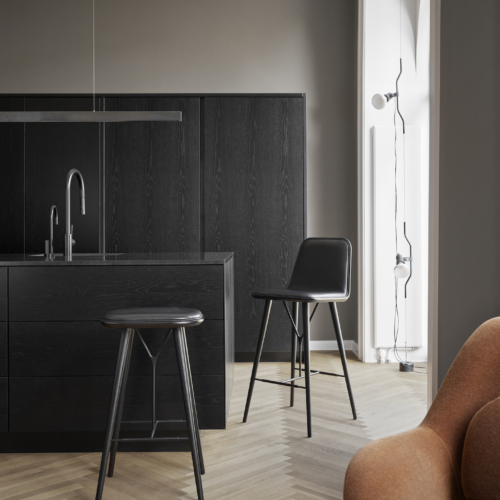 Spine Wood Barstool - 0