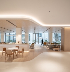 mounted-cove-lighting in NIO Delivery Center and Offices - Shanghai