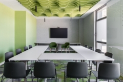 Acoustic Ceiling Baffle in Total Energies Offices - Oviedo