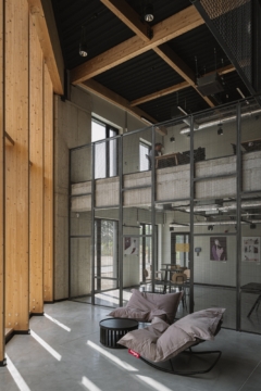 cement in eNStudios Offices - Poznan
