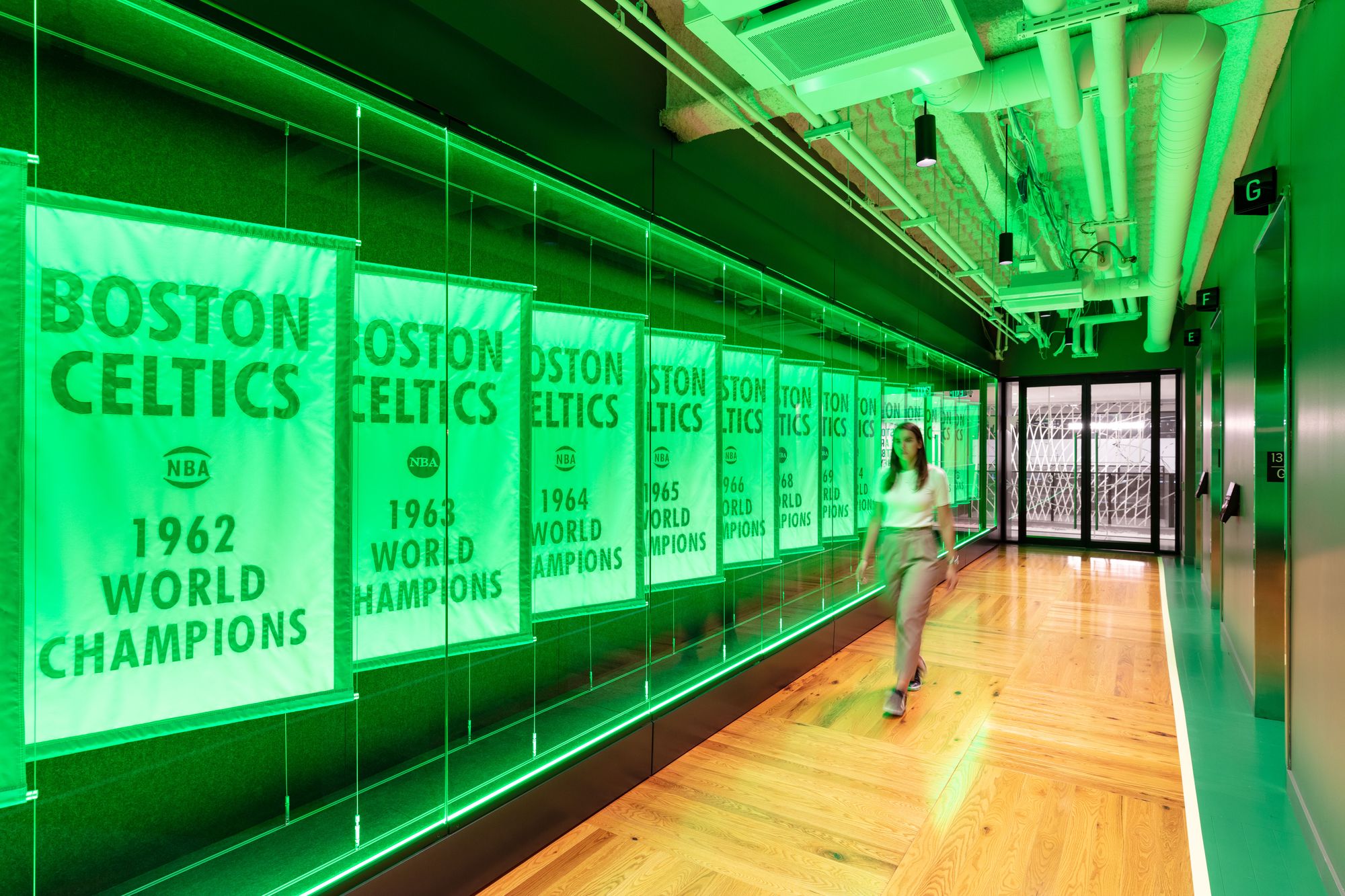Celtics mix things up with new TD Garden center court logo