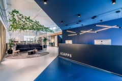 Sofas / Modular Lounge in Icapps Offices - Antwerp