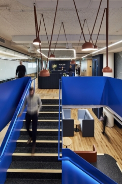 Stair and Handrail in Vocus Group Offices - Sydney