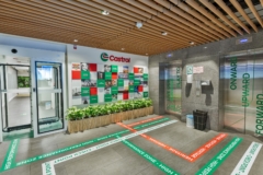 Recessed Cylinder / Round in Castrol Offices - Istanbul