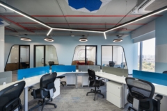 Acoustic Ceiling Panel in Cowbell Offices - Pune