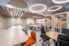 Acoustic Ceiling Baffle in LP+A Arquitetura Offices - Sao Paulo