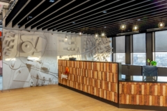 Reception / Waiting Area in PwC Service Delivery Center - Katowice