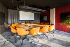 Projection Screen in PwC Service Delivery Center - Katowice