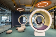 Acoustic Ceiling Panel in Yandex Offices - Belgrade