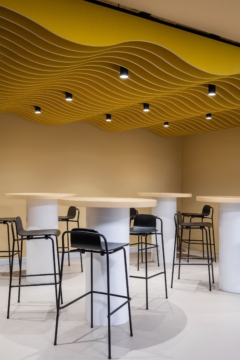 Acoustic Ceiling Baffle in Yandex Offices - Belgrade