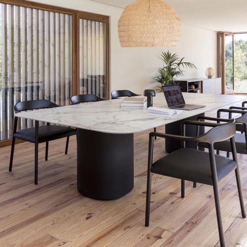 Solid Conference Table - 0