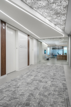 Reception / Waiting Area in Centric Infrastructure Group Offices - The Woodlands